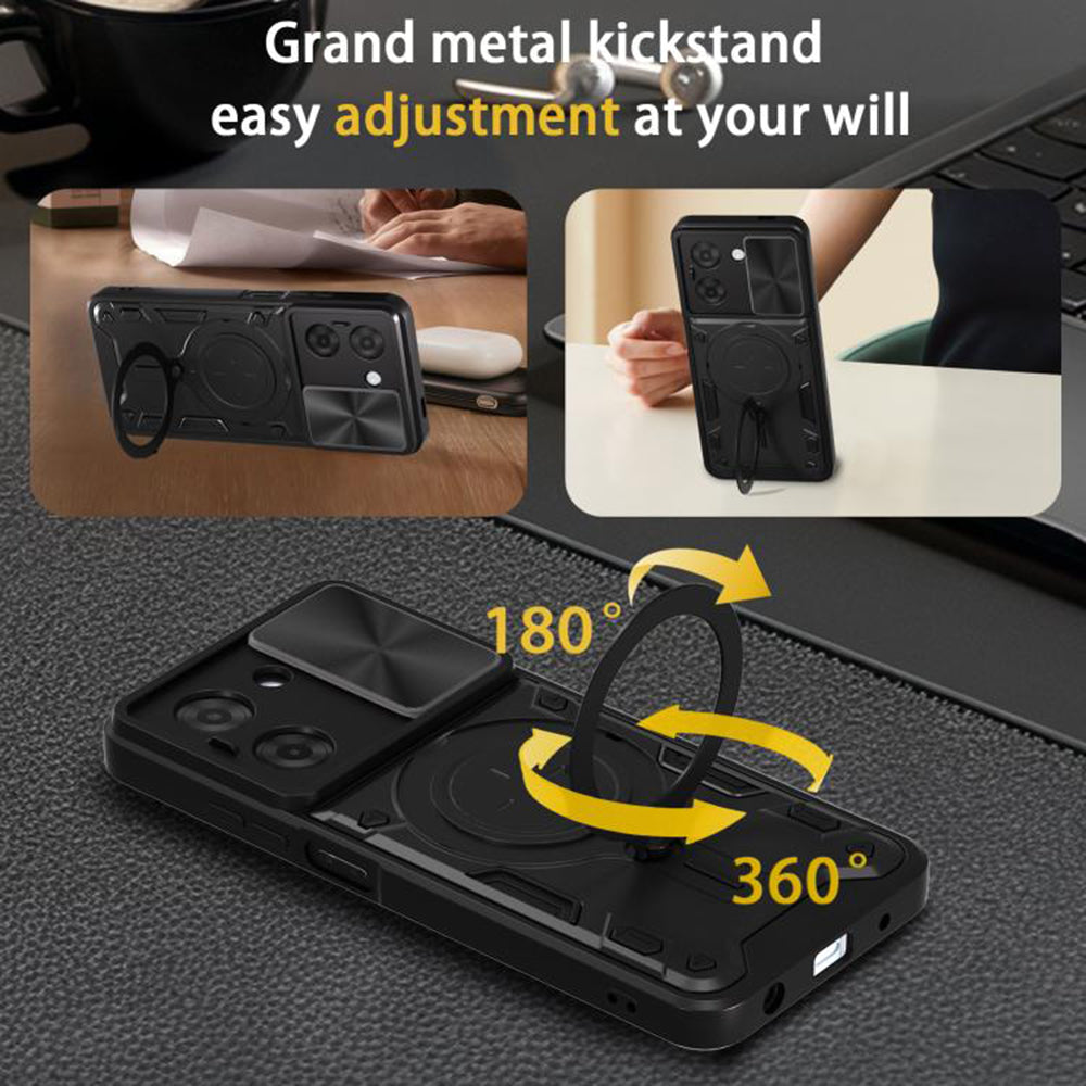 Deksel for Xiaomi Redmi A5 4G (Regional), Techsuit, CamGuard Pro, Svart