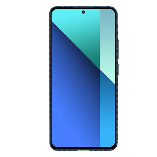 Deksel for Xiaomi Redmi Note 13 4G, Techsuit, Carbonite FiberShell, Turkis
