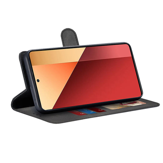 Deksel for Xiaomi Redmi Note 13 Pro 4G / Poco M6 Pro 4G, Techsuit, Diary Book, Svart