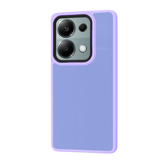 Deksel for Xiaomi Redmi Note 13 Pro 4G / Poco M6 Pro 4G, Techsuit, HaloFrost, Lys lilla