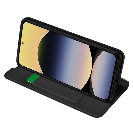 Deksel til Xiaomi Redmi Note 14 5G, Techsuit, Magskin Book, Svart