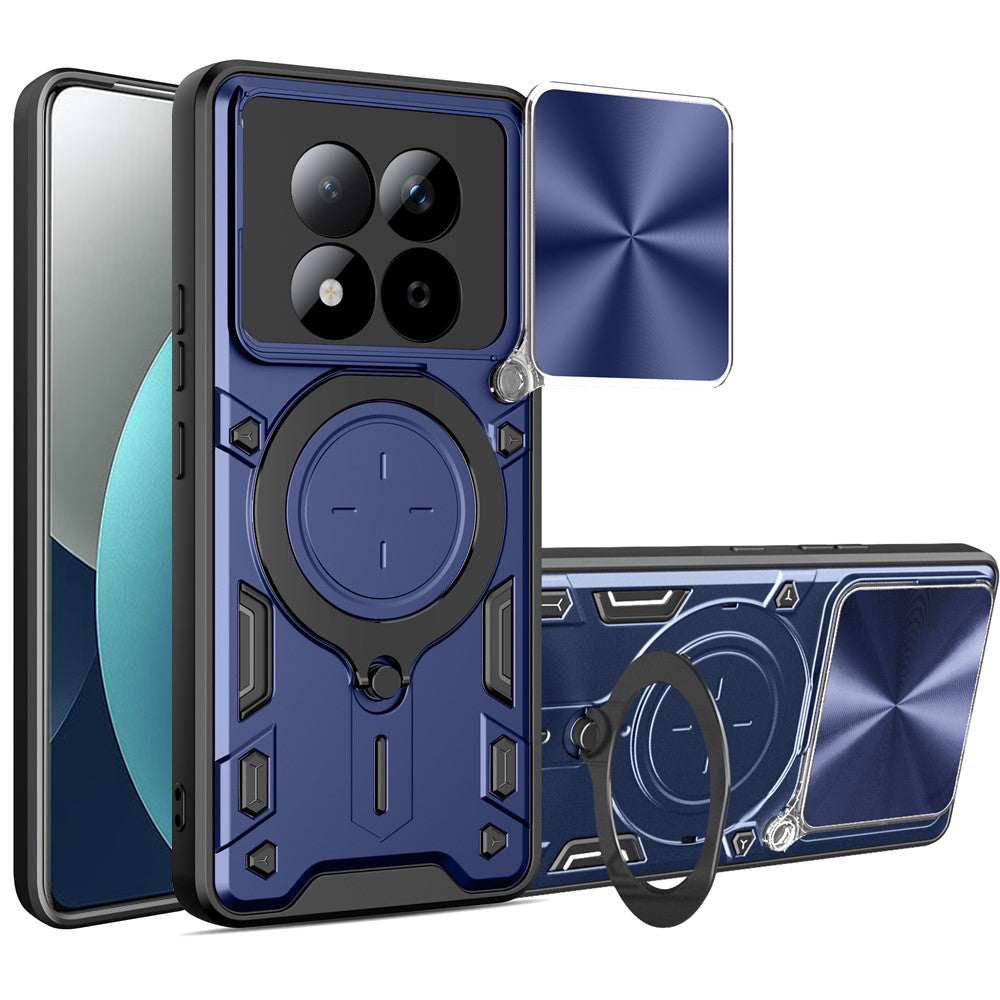 Deksel for Xiaomi Redmi Note 15 Pro 4G, Techsuit, CamGuard Pro, Blå