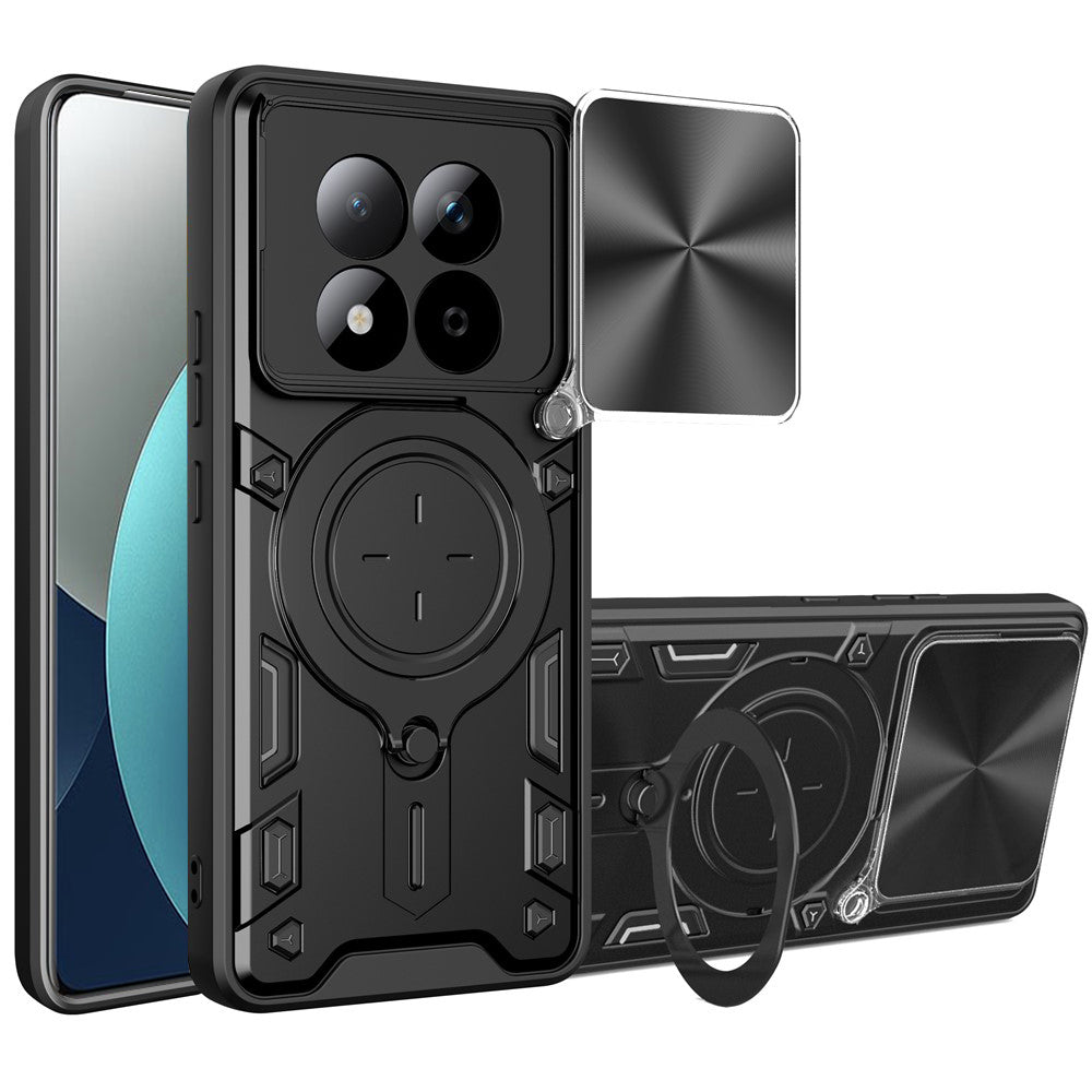 Deksel for Xiaomi Redmi Note 15 Pro 4G, Techsuit, CamGuard Pro, Svart