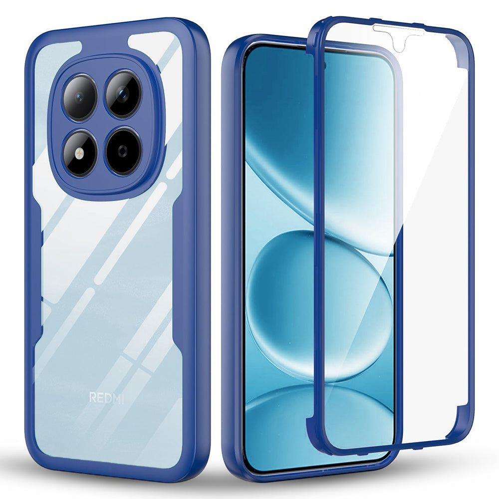 Deksel for Xiaomi Redmi Note 15 Pro 4G, Techsuit, ColorVerse 360, Blå
