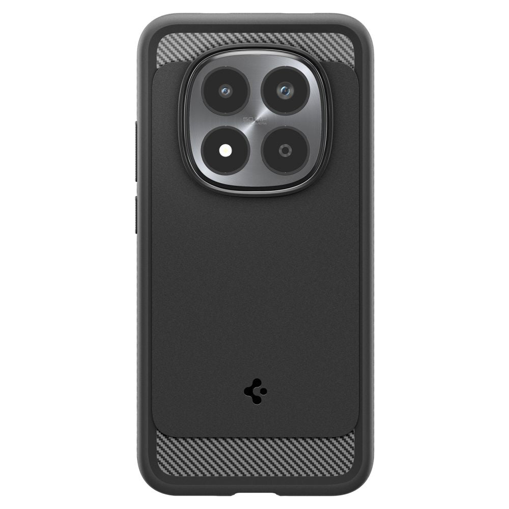 Deksel for Xiaomi Redmi Note 15 Pro 5G, Spigen, Rugged Armor, Matt Svart ACS10460