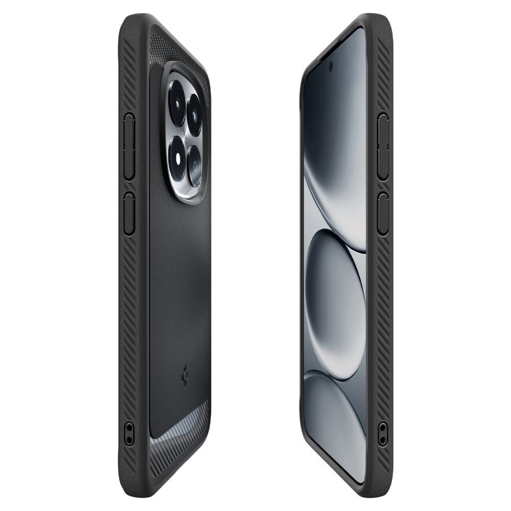 Deksel for Xiaomi Redmi Note 15 Pro 5G, Spigen, Rugged Armor, Matt Svart ACS10460