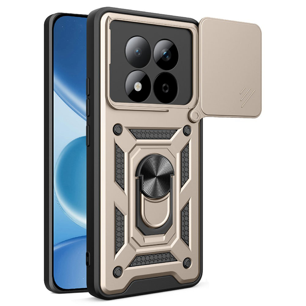 Deksel for Xiaomi Redmi Note 15 Pro 5G, Techsuit, CamShield, Gull
