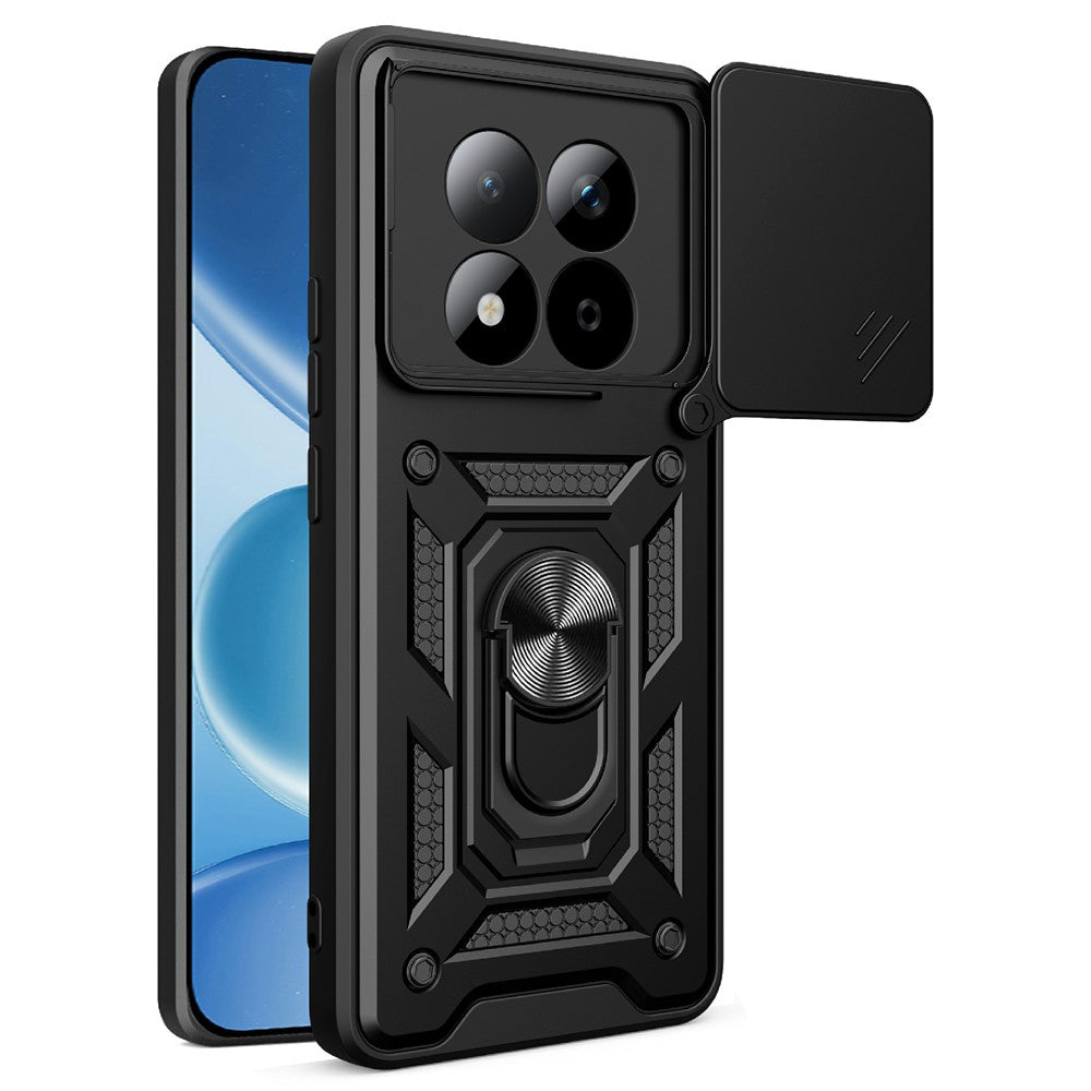 Deksel for Xiaomi Redmi Note 15 Pro 5G, Techsuit, CamShield, Svart