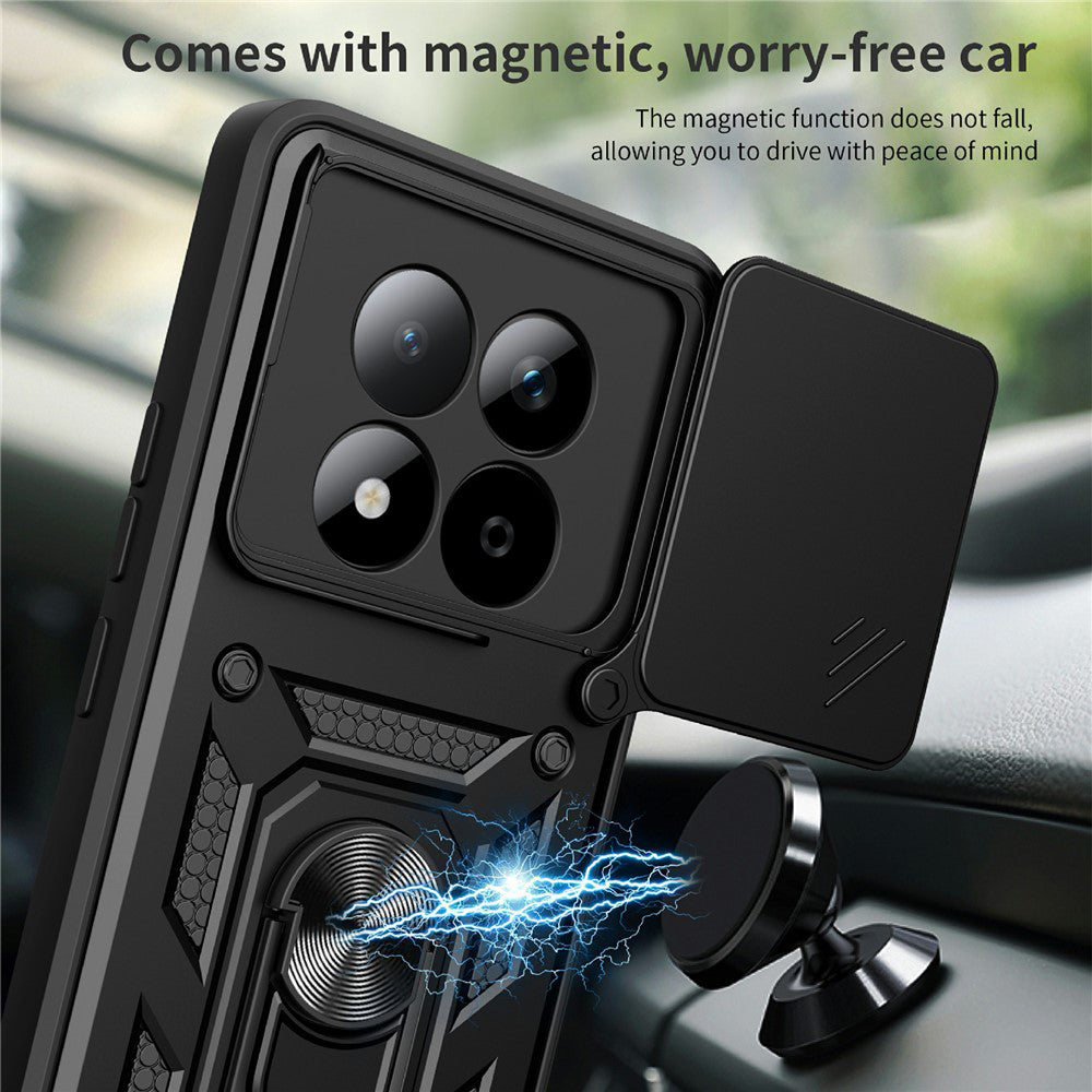 Deksel for Xiaomi Redmi Note 15 Pro 5G, Techsuit, CamShield, Svart