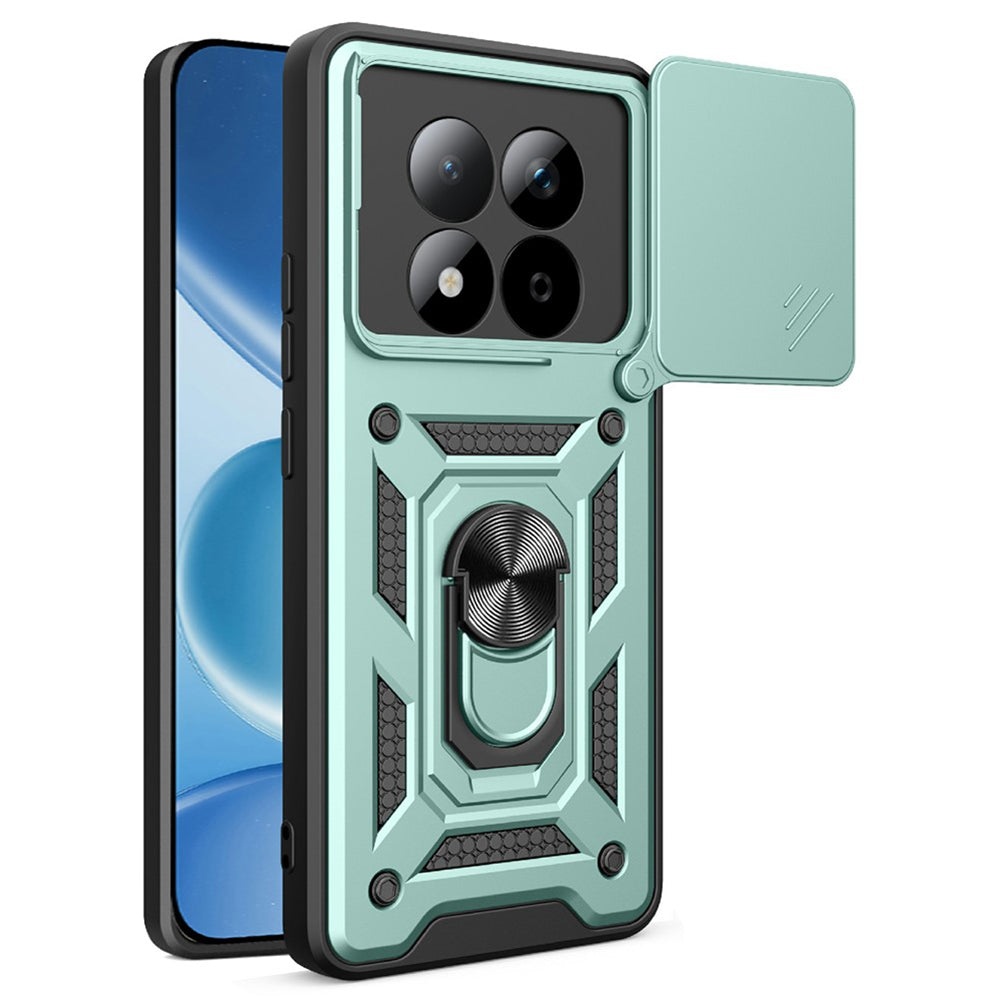 Deksel for Xiaomi Redmi Note 15 Pro 5G, Techsuit, CamShield, Grønn