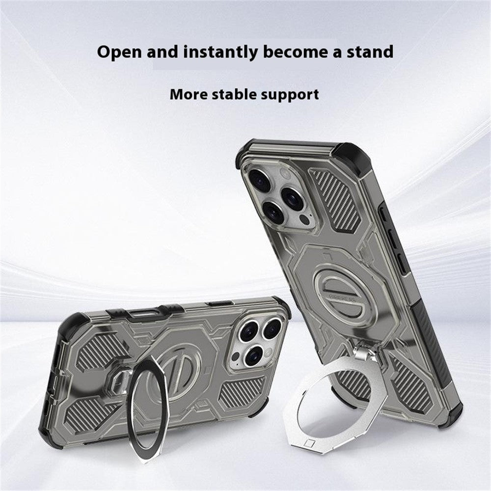 Deksel for Xiaomi Redmi Note 15 Pro 5G, Techsuit, Carbon Shield Pro, Røykfarget