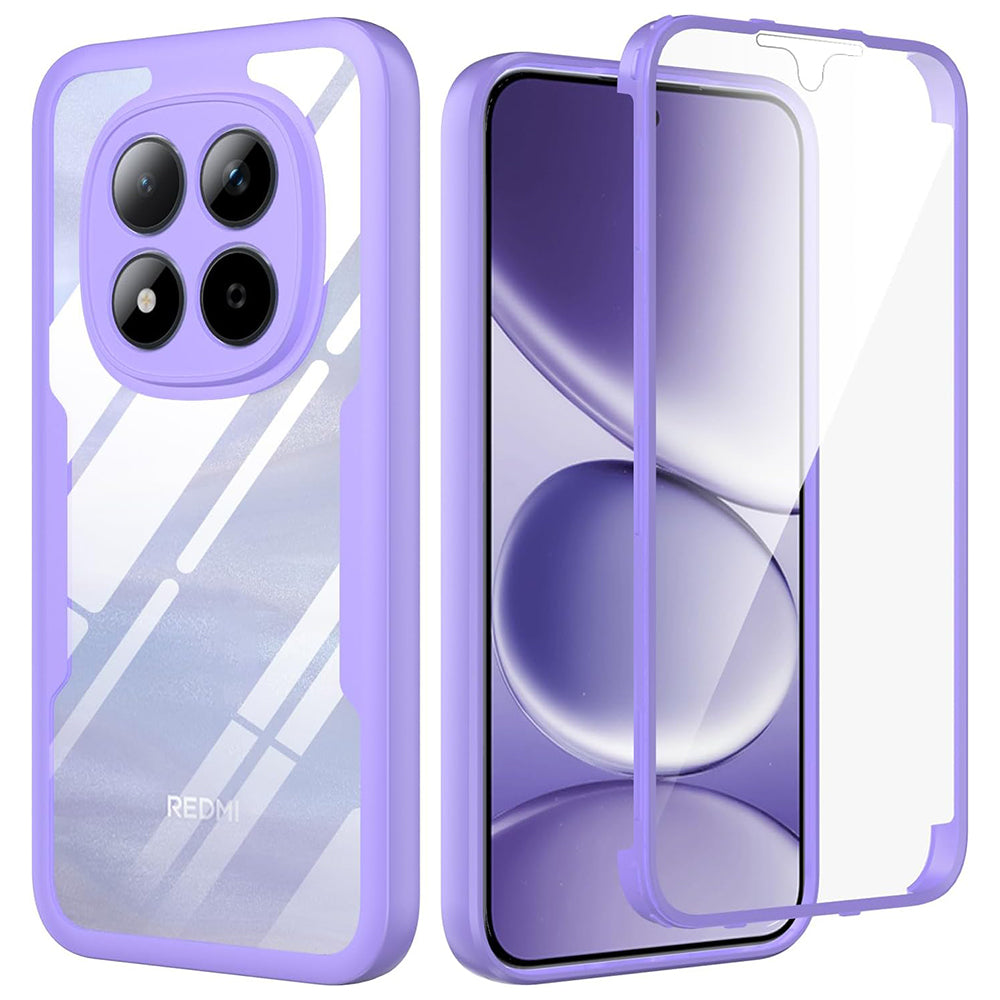 Deksel for Xiaomi Redmi Note 15 Pro 5G, Techsuit, ColorVerse 360, Lilla