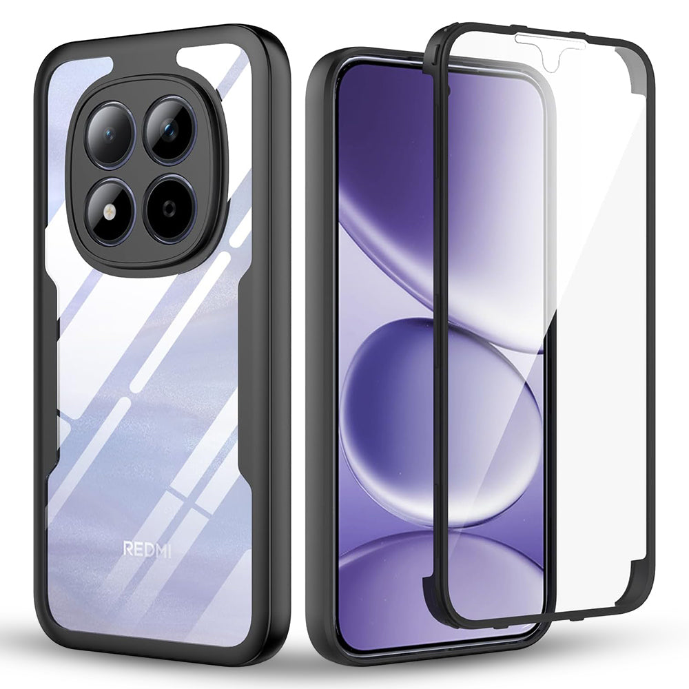 Deksel for Xiaomi Redmi Note 15 Pro 5G, Techsuit, ColorVerse 360, Svart