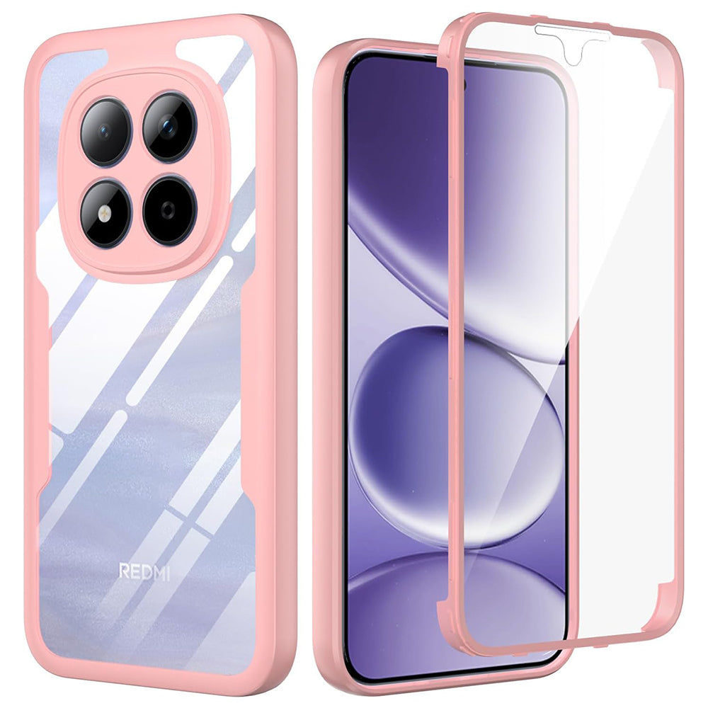 Deksel for Xiaomi Redmi Note 15 Pro 5G, Techsuit, ColorVerse 360, Rosa