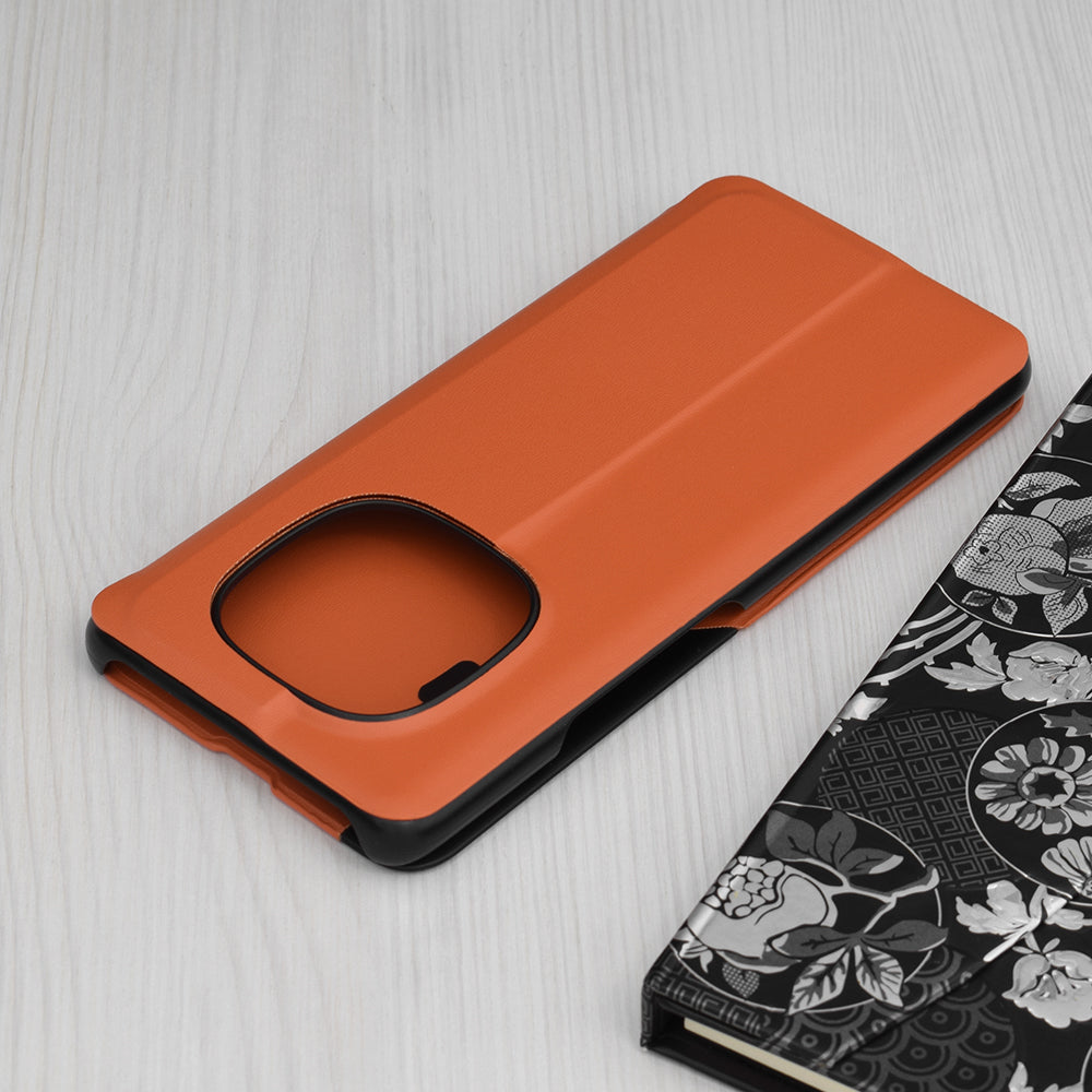 Deksel for Xiaomi Redmi Note 15 Pro 5G, Techsuit, eFold, Oransje