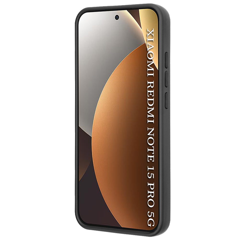Deksel for Xiaomi Redmi Note 15 Pro 5G, Techsuit, Glinth, Svart