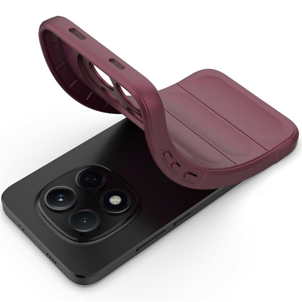 Deksel for Xiaomi Redmi Note 15 Pro 5G, Techsuit, Magic Shield, Kirsebærrød
