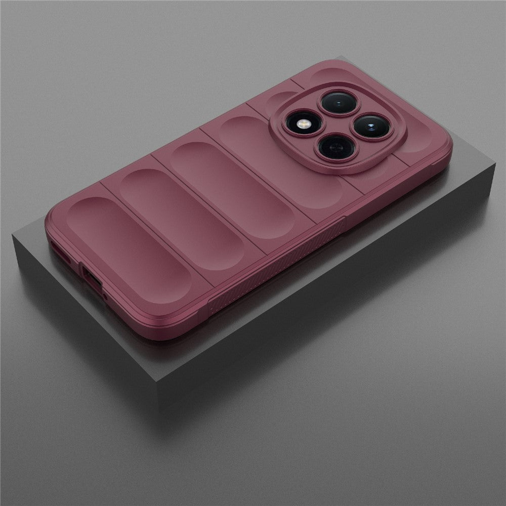 Deksel for Xiaomi Redmi Note 15 Pro 5G, Techsuit, Magic Shield, Kirsebærrød