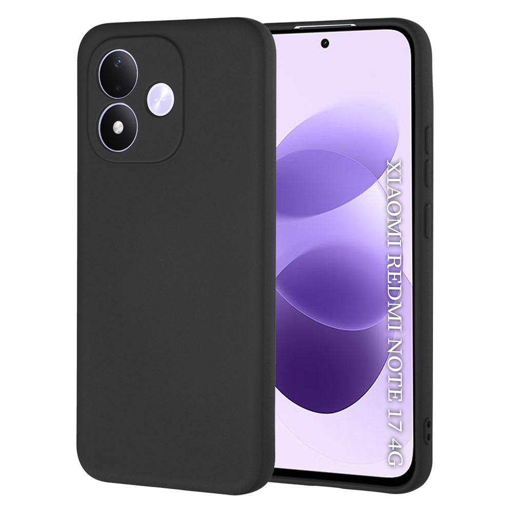 Deksel for Xiaomi Redmi Note 17 4G / Note 17 5G, Techsuit, SoftFlex, Svart