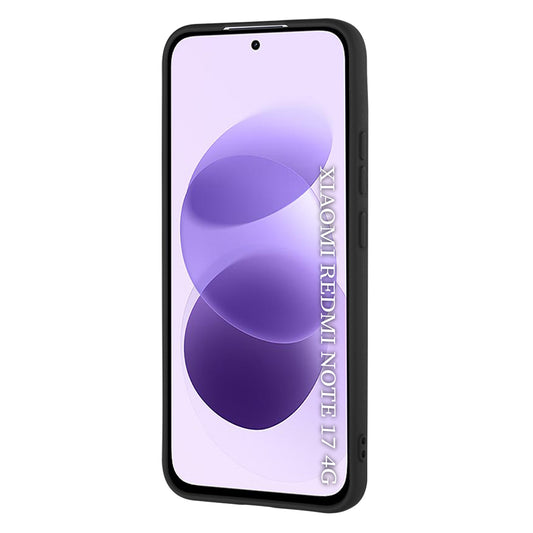 Deksel for Xiaomi Redmi Note 17 4G / Note 17 5G, Techsuit, SoftFlex, Svart