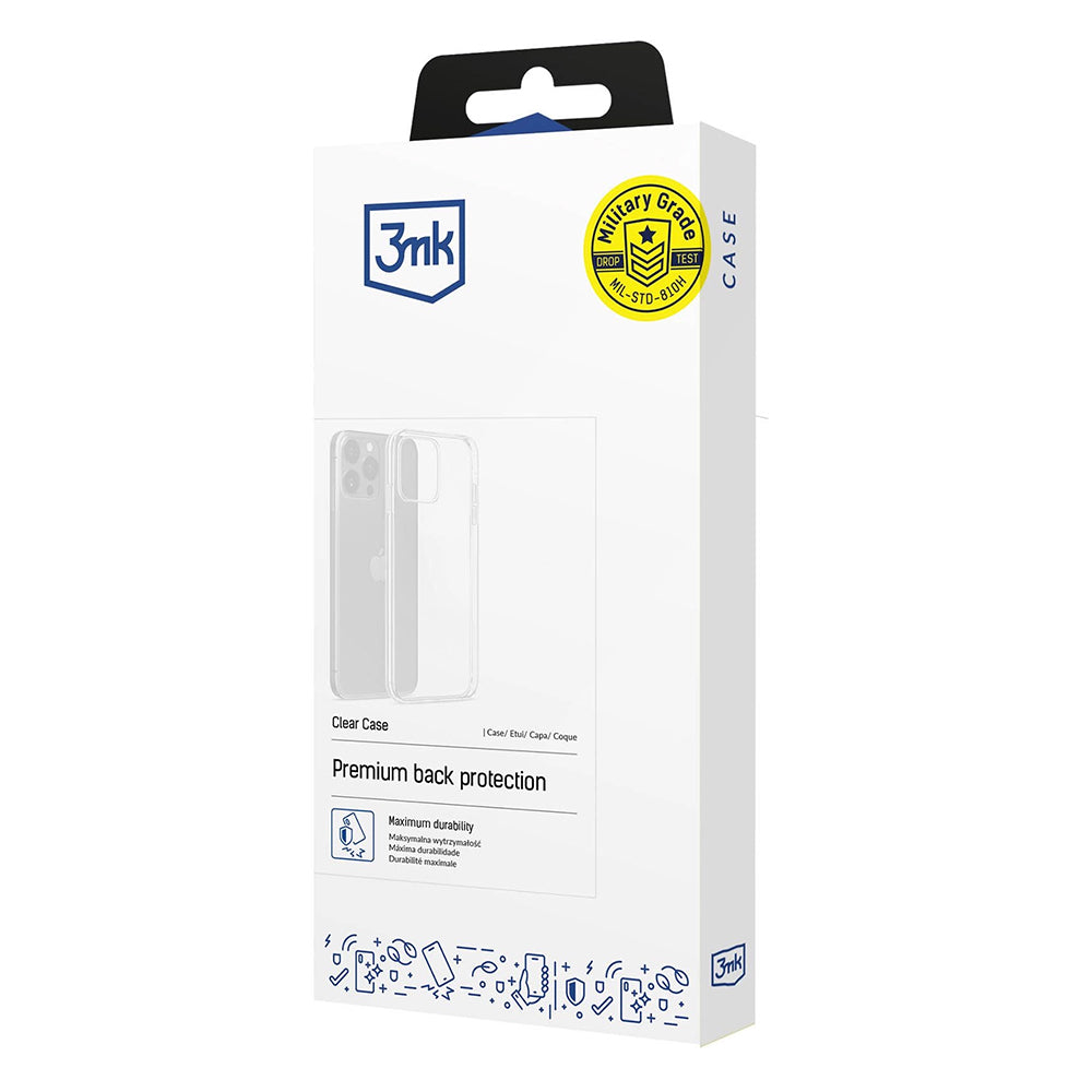 Deksel for Xiaomi Redmi Note 17 Pro, 3MK, Klar, Transparent