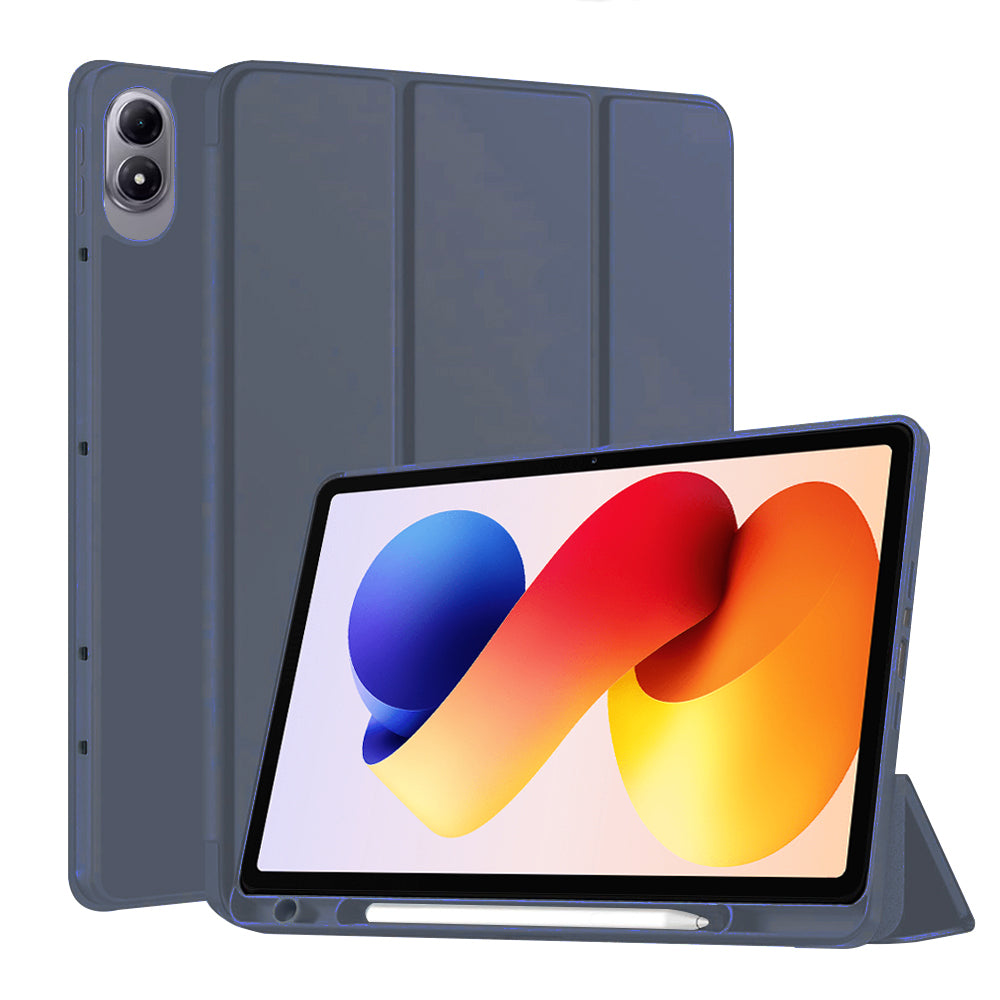 Deksel for Xiaomi Redmi Pad 2 Pro, Techsuit, Flex Trifold, Marineblå