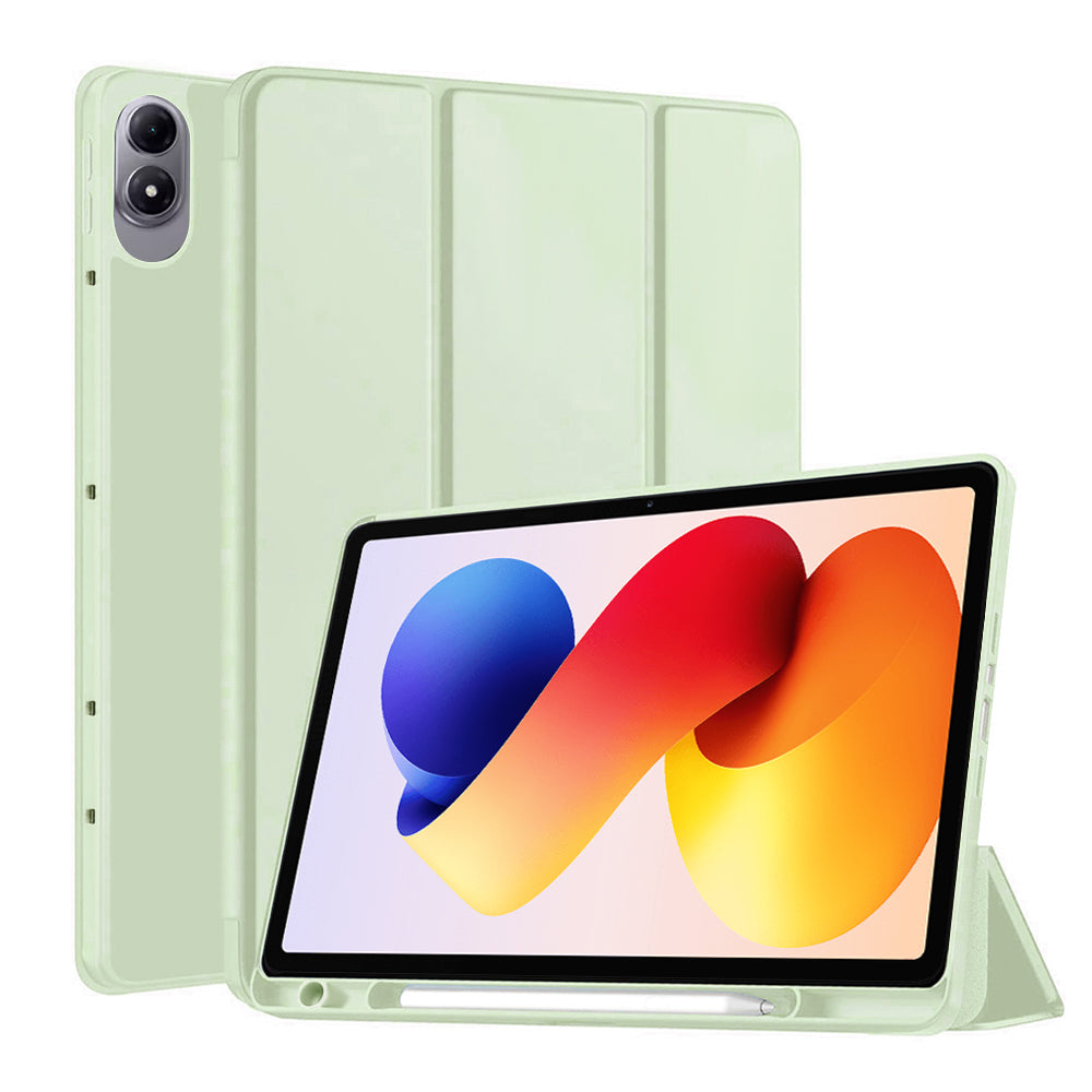 Deksel for Xiaomi Redmi Pad 2 Pro, Techsuit, Flex Trifold, Matcha Grønn