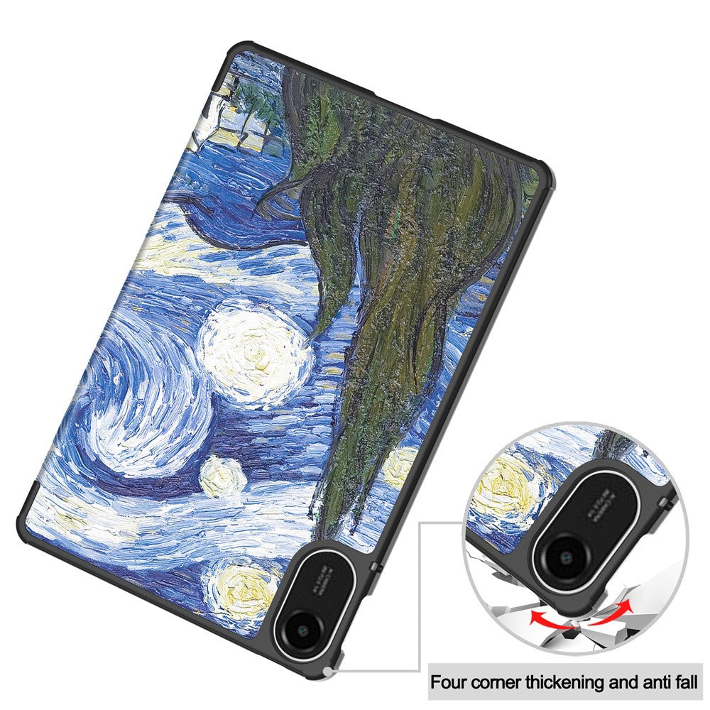 Deksel for Xiaomi Redmi Pad 2 Pro, Techsuit, FoldPro Starry Night, Flerfarget