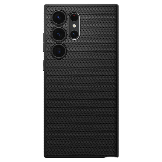 Etui til Samsung Galaxy S23 Ultra S918, Spigen, Liquid Air, svart ACS05614