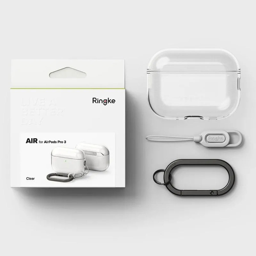 Ringke Air deksel for Apple AirPods Pro 3, Gjennomsiktig