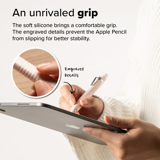 Ringke Drafting-etui for Apple Pencil Pro / Pencil (Generasjon 2), Hvit