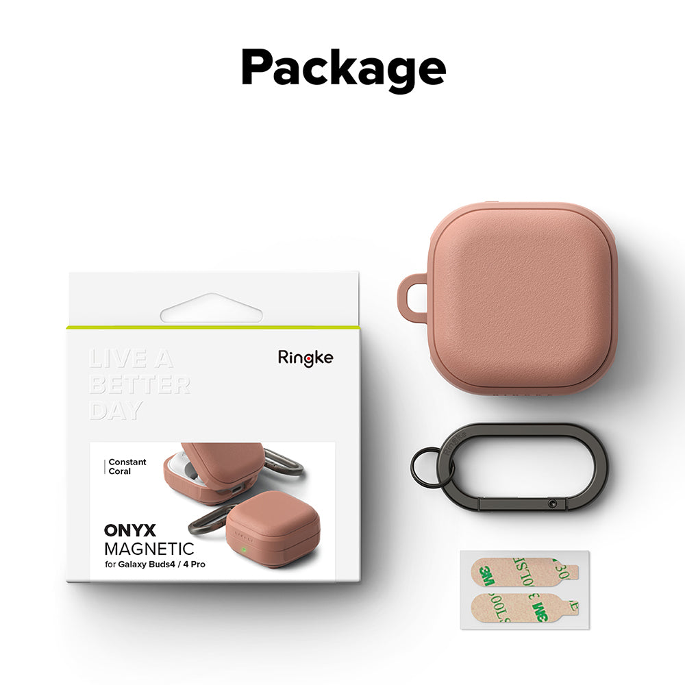 Ringke Onyx magnetisk deksel for Samsung Galaxy Buds4 / Buds4 Pro, bronse