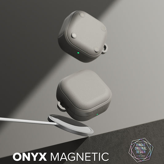 Ringke Onyx Magnetic etui for Samsung Galaxy Buds4 Pro, Grå