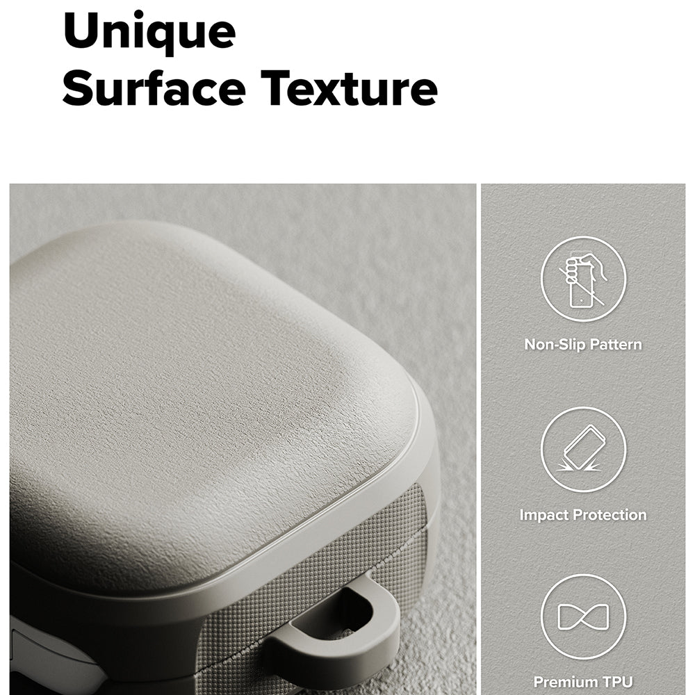 Ringke Onyx Magnetic deksel for Samsung Galaxy Buds4 / Buds4 Pro, Grå