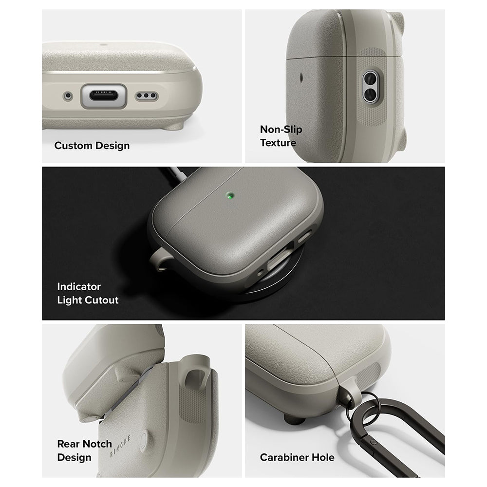 Ringke Onyx deksel for Apple AirPods 3, Grå