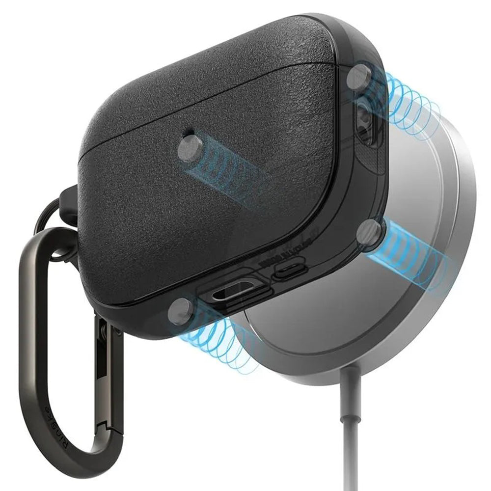 Ringke Onyx Magnetic deksel for Apple AirPods Pro 3, Svart