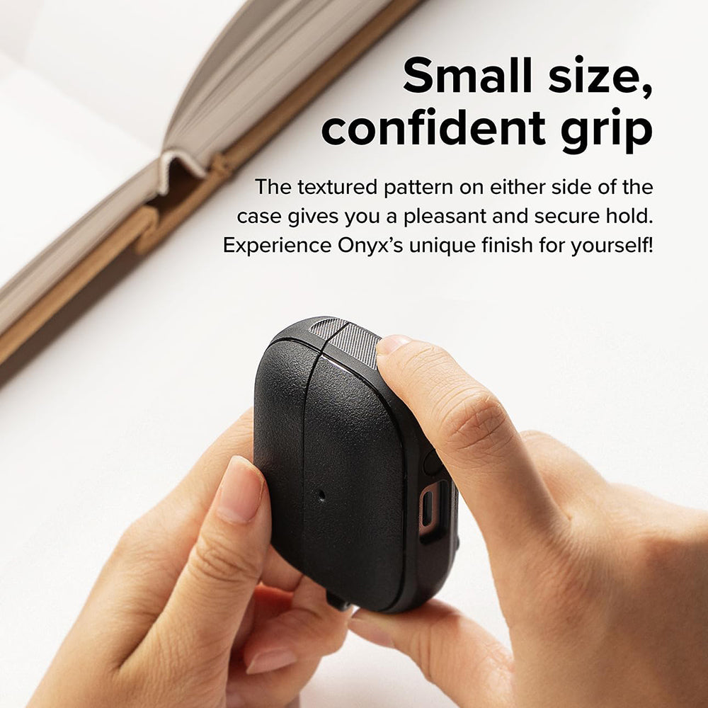 Ringke Onyx deksel for Samsung Galaxy Buds3 FE / Buds3 Pro / Buds3, Svart