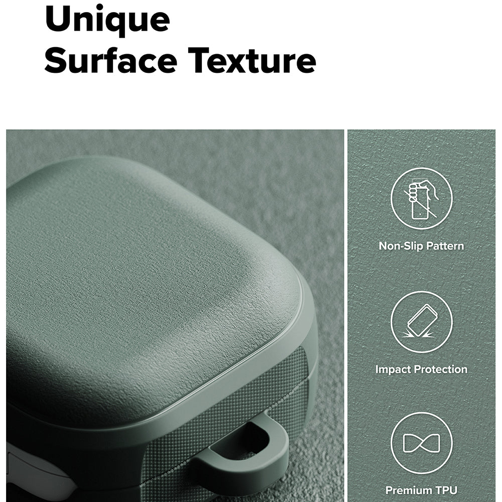 Ringke Onyx Magnetic etui for Samsung Galaxy Buds4 / Buds4 Pro, Grønn