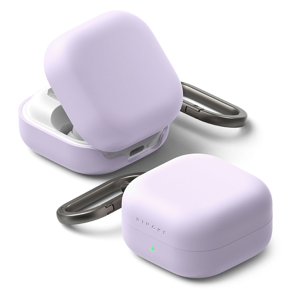 Ringke-etui for Samsung Galaxy Buds4 / Buds4 Pro, Lys Lilla