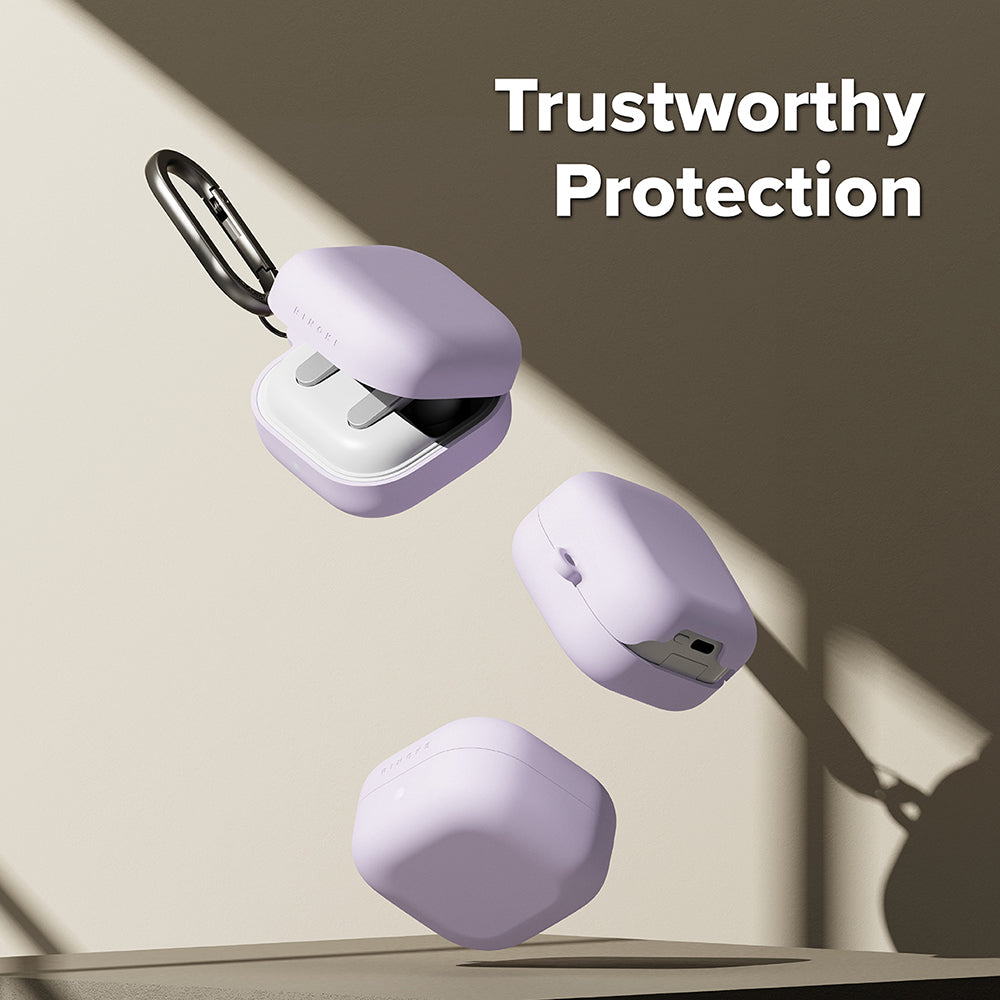 Ringke-etui for Samsung Galaxy Buds4 / Buds4 Pro, Lys Lilla