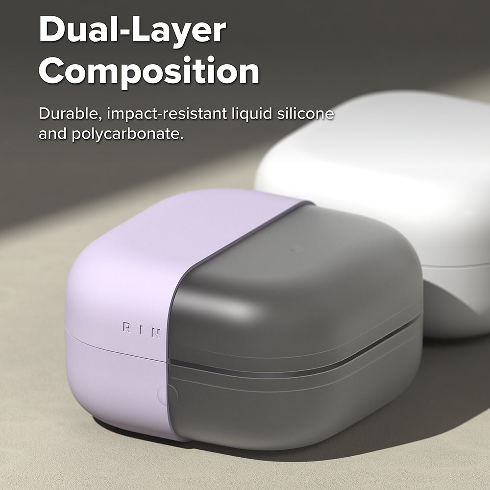 Ringke-etui for Samsung Galaxy Buds4 / Buds4 Pro, Lys Lilla