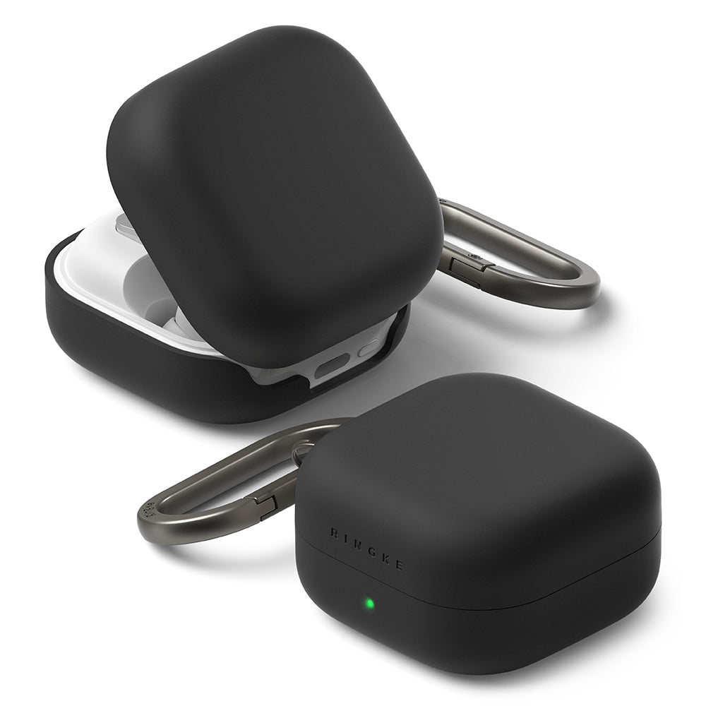 Ringke-etui for Samsung Galaxy Buds4 / Buds4 Pro, Svart