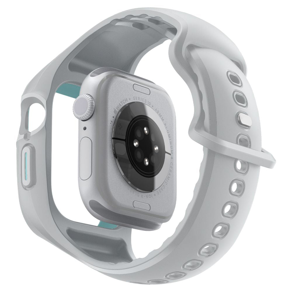 Spigen Liquid Air Pro deksel for Apple Watch Series 10 / 11 46mm, Grå ACS09318