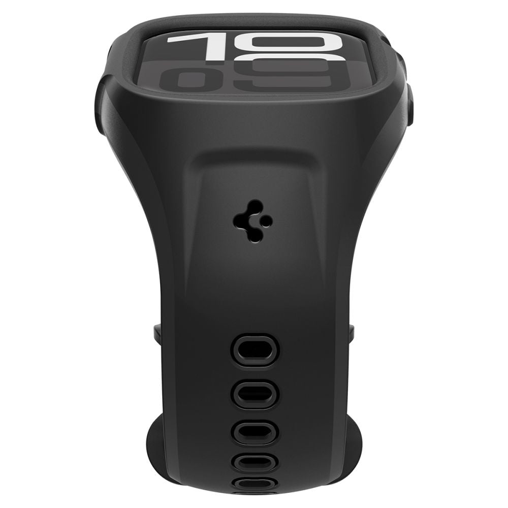 Spigen Liquid Air Pro deksel for Apple Watch Series 10 / 11 46mm, Matt Svart ACS09317