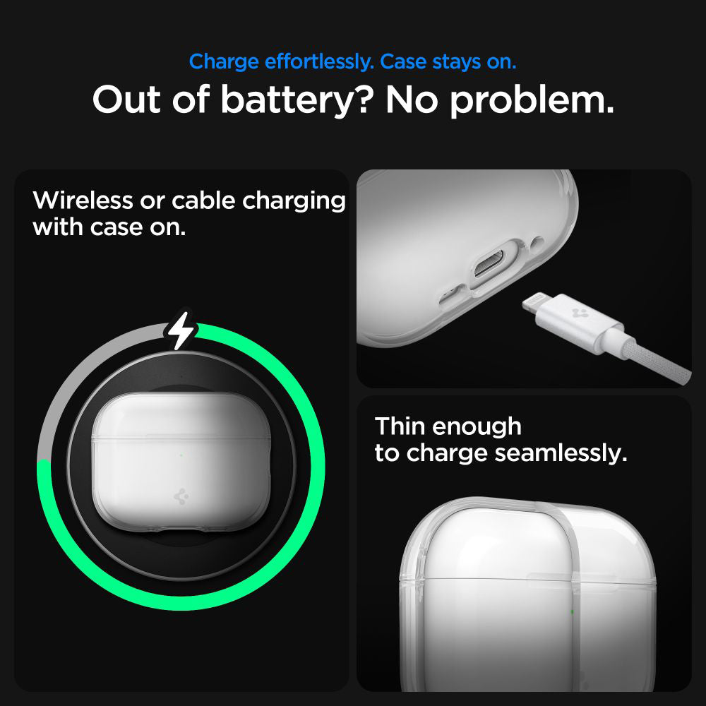 Spigen Liquid Crystal deksel for Apple AirPods Pro 3, Transparent ACS10019