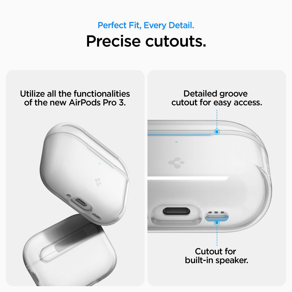 Spigen Liquid Crystal deksel for Apple AirPods Pro 3, Transparent ACS10019