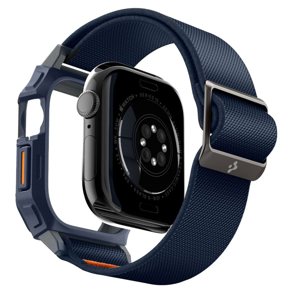 Spigen Lite Fit Pro deksel for Apple Watch Series 10 46mm, Marineblå ACS08925