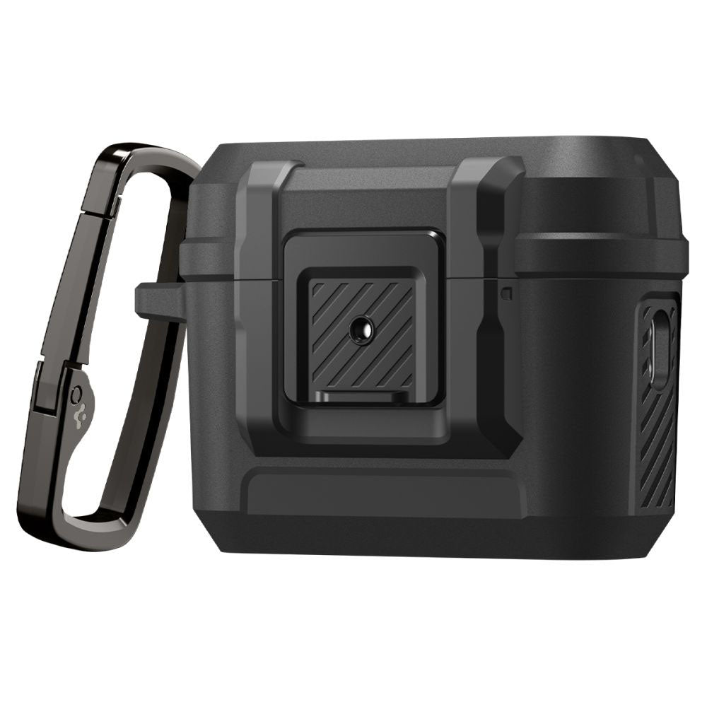 Spigen Lock Fit-deksel for Apple AirPods Pro 3, Matt Svart ACS09825