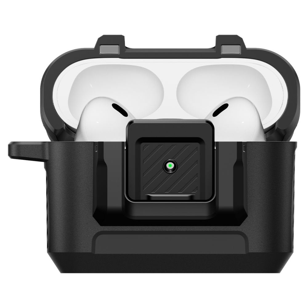 Spigen Lock Fit-deksel for Apple AirPods Pro 3, Matt Svart ACS09825