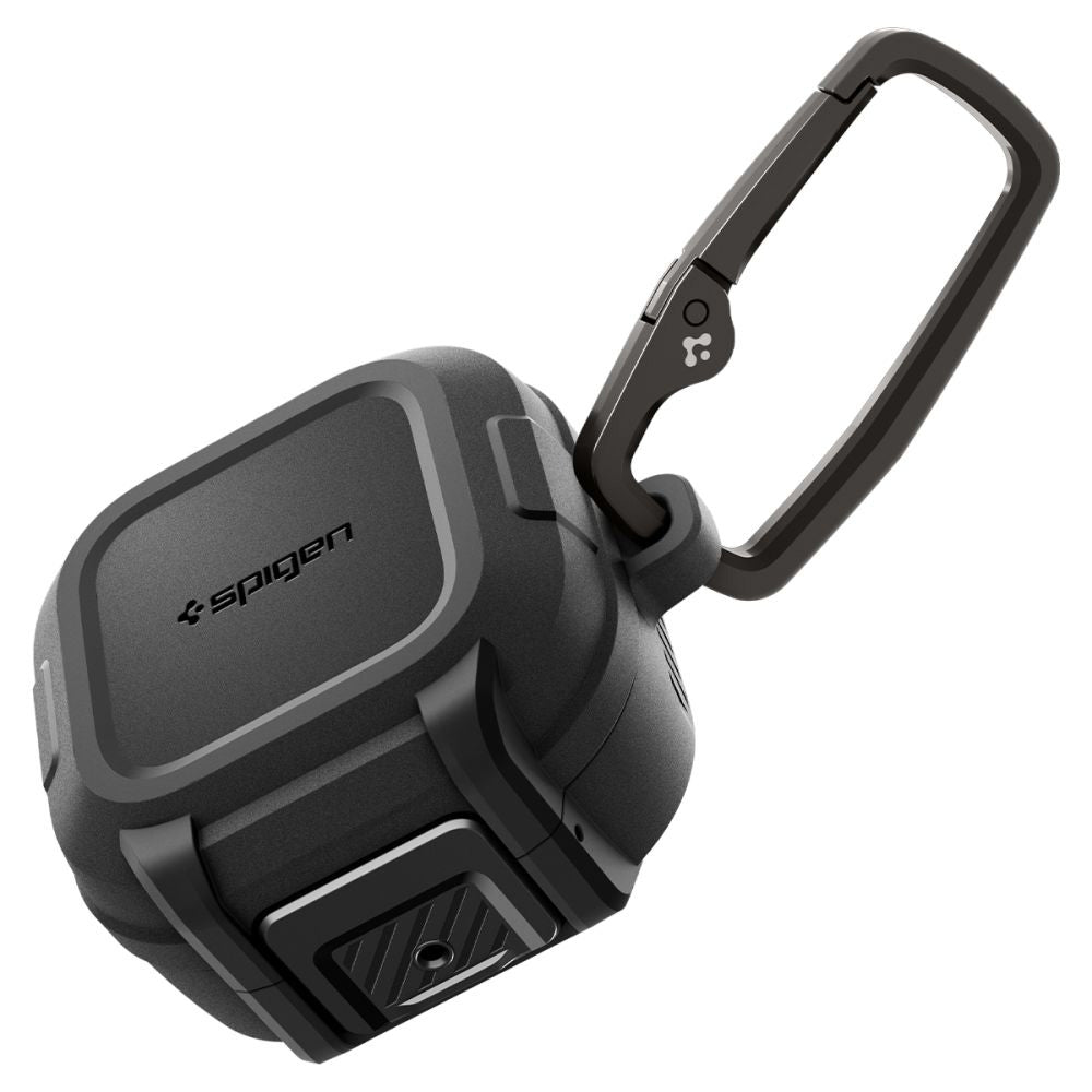 Spigen Lock Fit deksel for Samsung Galaxy Buds4 / Buds4 Pro, Matt Svart ACS11202
